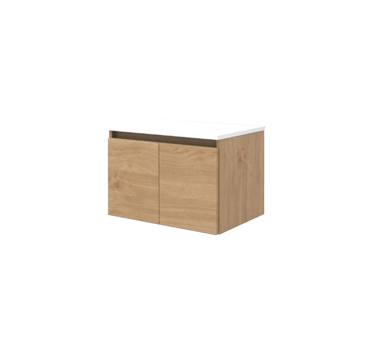 VANITORY COLGANTE 2 PUERTAS ROBLE V2P600-RB DIELFE