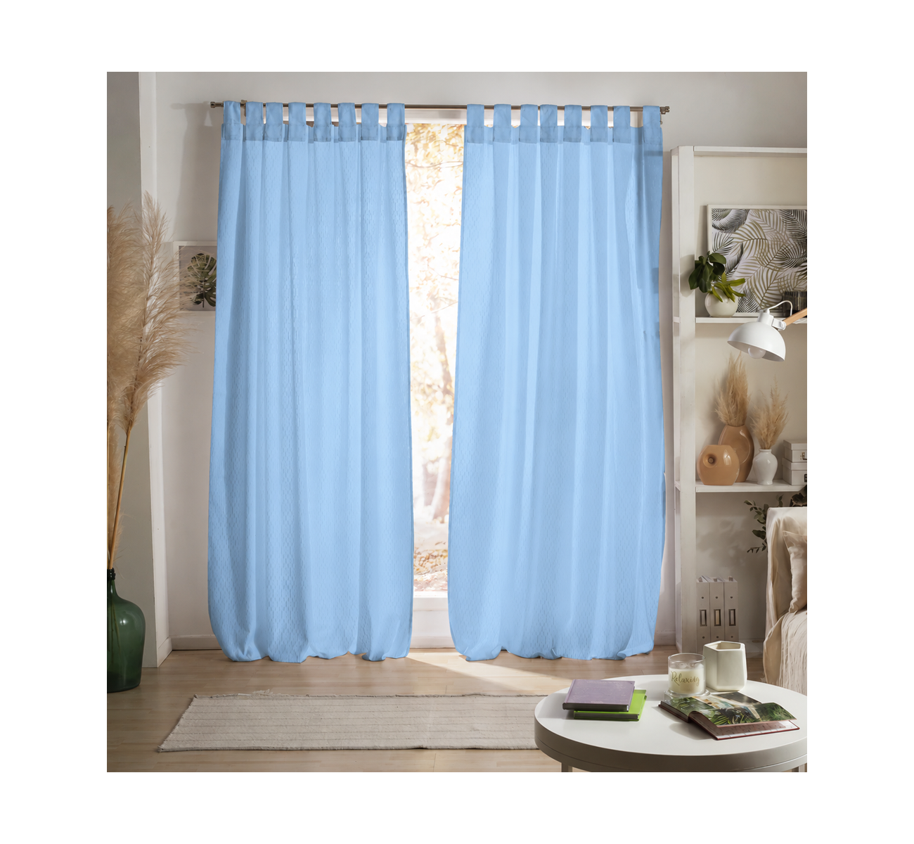 CORTINA DE AMBIENTE MAENA CELESTE CASABLANCA