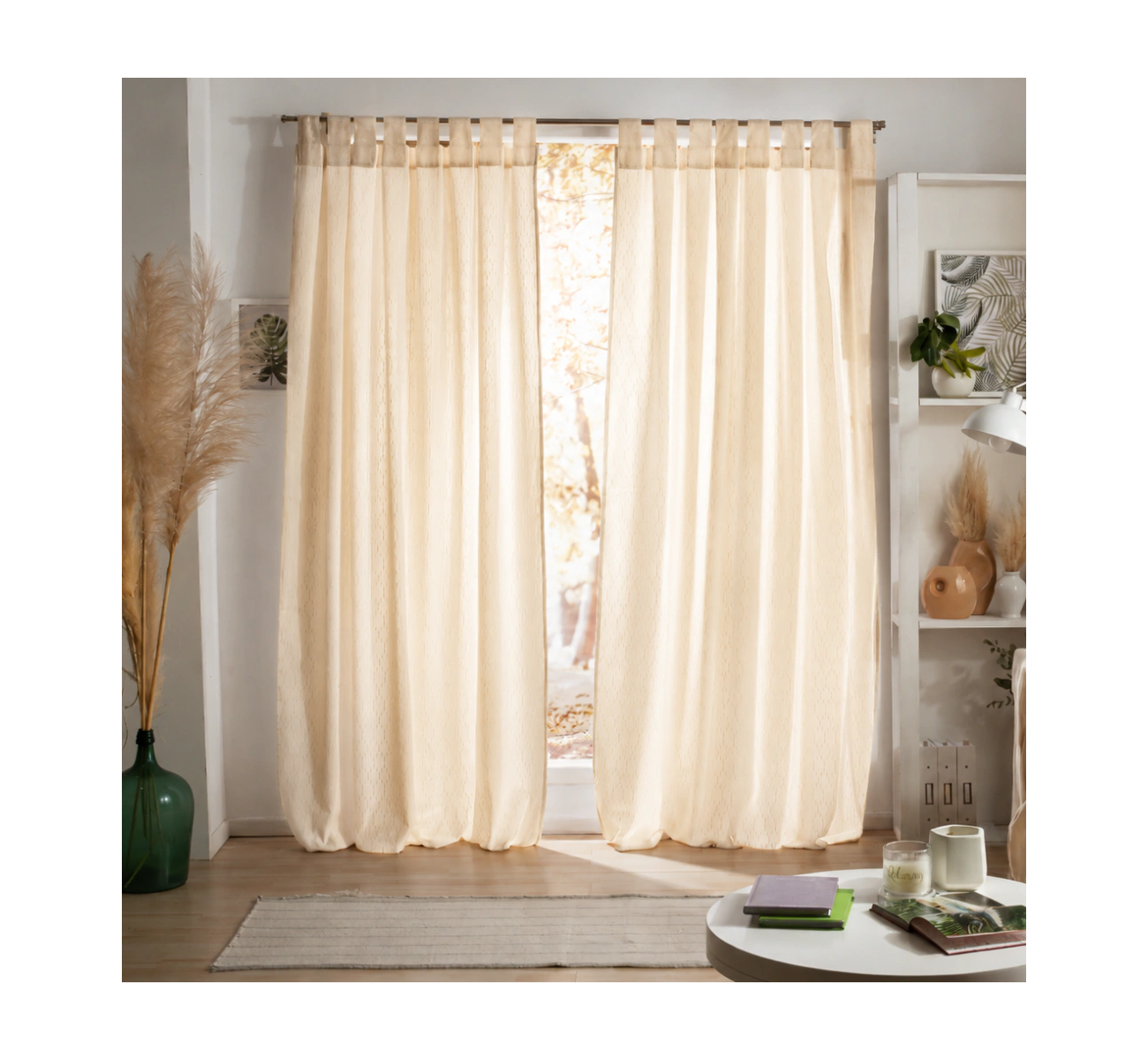 CORTINA DE AMBIENTE MAENA NATURAL CASABLANCA