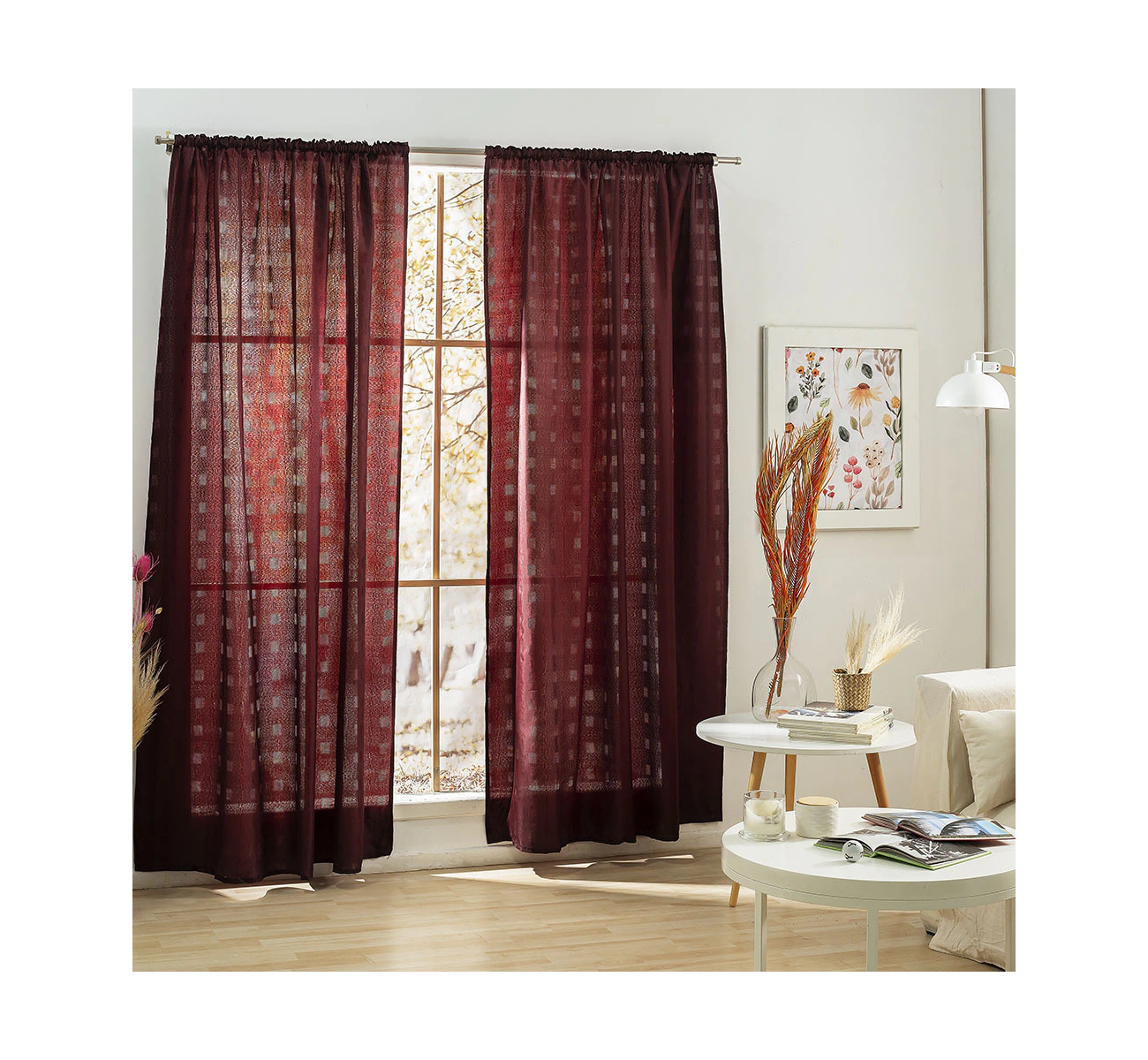 CORTINA DE AMBIENTE VIRIDIANA BORDO CASABLANCA