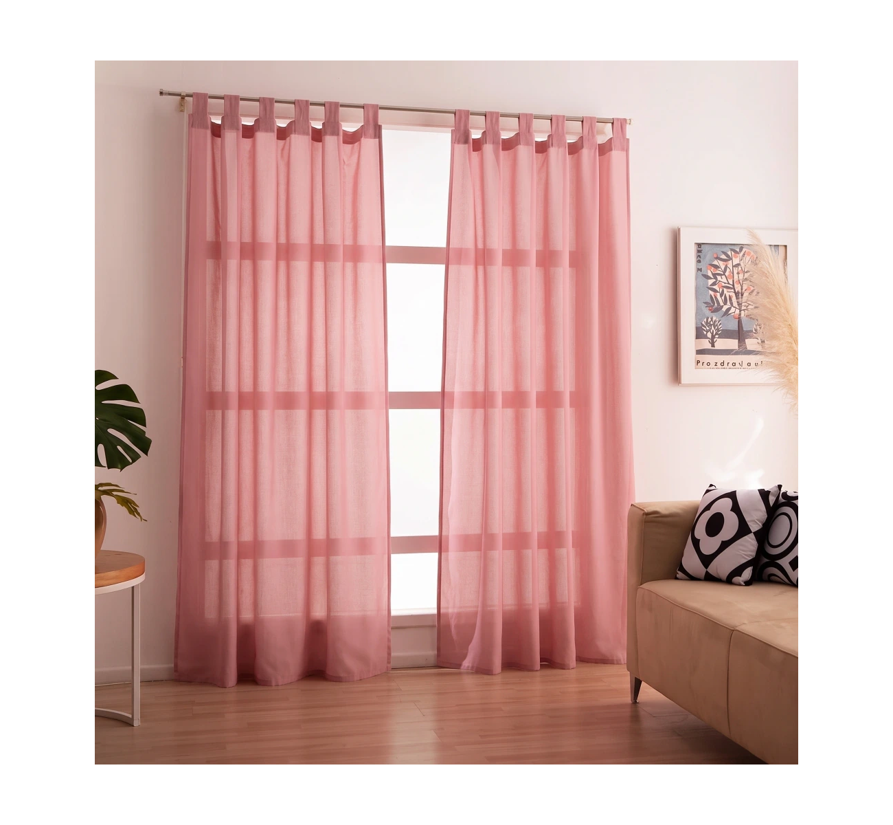 CORTINA DE AMBIENTE AGOSTINA ROSA CASABLANCA
