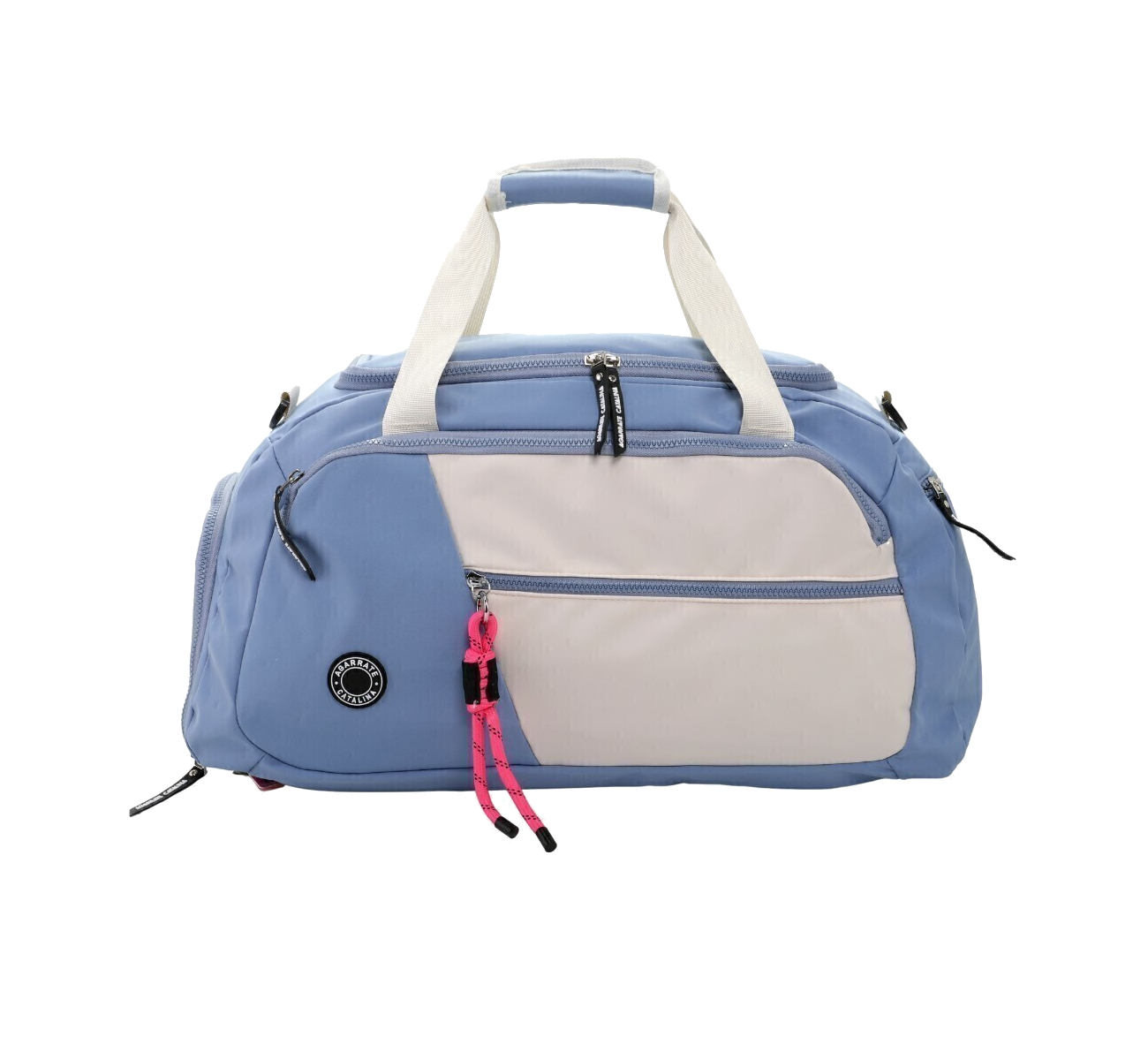 BOLSO CON CORREAS MOCHILERAS CELESTE ACBO09 AGARRATE CATALINA