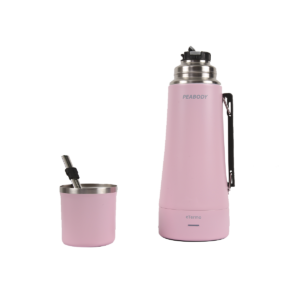 TERMO ELECTRICO 1 LT ROSA METALIZADO PE-ET1001G PEABODY