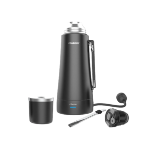 TERMO ELECTRICO 1 LT NEGRO METALIZADO PE-ET1001N PEABODY