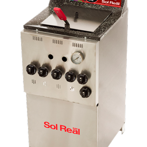 FREIDORA 18 LTS. ACERO INOXIDABLE TRIPLE INYECCION SOL REAL