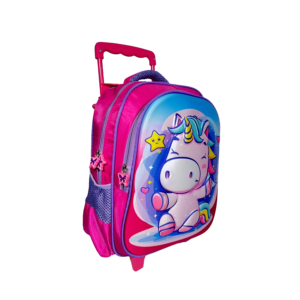 MOCHILA 14 CON CARRO 10064 UNICORNIO ROSA OWEN