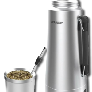 TERMO ELECTRICO 1 LITRO SILVER PE-ET1000S PEABODY