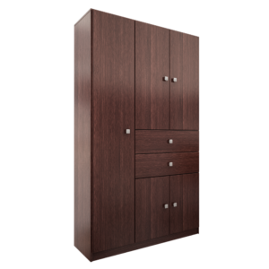 MODULO MULTIFUNCION WENGUE 5 PUERTAS 2 CAJONES 716 ORLANDI