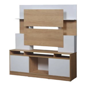 CENTRO DE ENTRETENIMIENTO MESINA 1.80 HICKORY/BLANCO 732556 RICCHEZZE