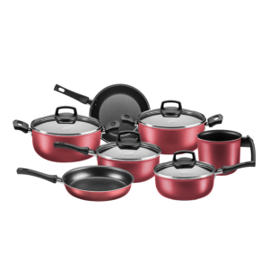 JUEGO DE BATERIA 7 PIEZAS SAFIRA ROJO 17535 MTA