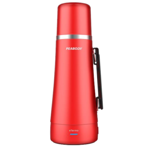 TERMO ELECTRICO 1 LITRO ROJO METALIZADO PE-ET1001R PEABODY