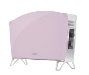 VITROCONVECTOR DOBLE VIDRIO 1500W ROSA PE-BVC15P PEABODY