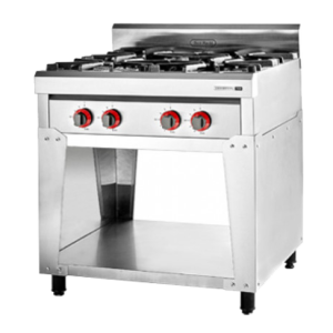 ANAFE 4 HORNALLAS ACERO INOXIDABLE 731 SOL REAL