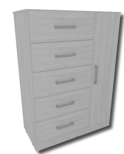 CHIFONIER 0.90MTS LINEA NORDICA JACARANDA 3415 ORLANDI