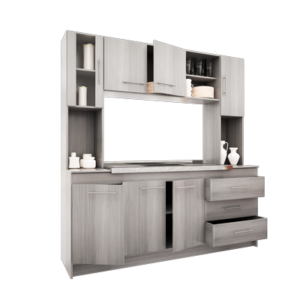 KIT COCINA COMPACTA 1,80 CON BACHA JACARANDA