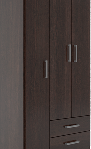 PLACARD 3 PUERTAS 2 CAJONES LINEA BAHIA WENGUE (3533)