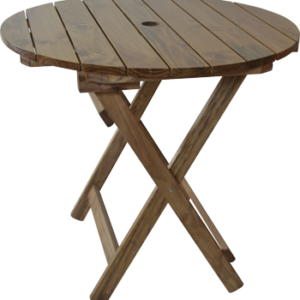 MESA MADERA REDONDA 0.85