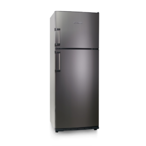 HELADERA CON FREEZER 413 LTS.KOH-I-NOOR- ACERO INOX.