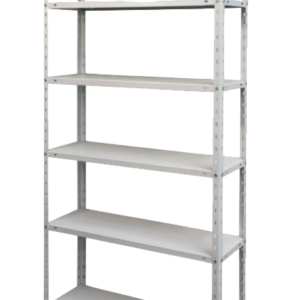 ESTANTERIA METALICA 6 ESTANTES DE 30X90X200 100KG MENGARELLI