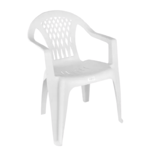 SILLON PLASTICO MICA BLANCO