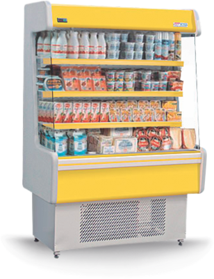 EXHIBIDORA DE LACTEOS 1.30 M. FRIDER