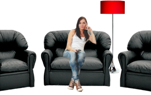 JUEGO DE SILLONES 2 CUERPOS +2 DE 1 CUERPO COLOR NEGRO