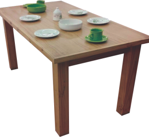 MESA RECTANGULAR DE PINO 1.60 X 0.80 MTS.