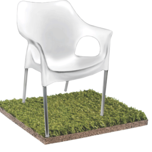 SILLON PLASTICO RUBI BLANCO