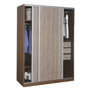 ROPERO PUERTAS CORREDIZAS VENEZIA PINOT Y NOGAL