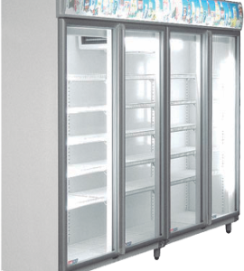 EXHIBIDORA VERTICAL 4 PUERTAS PREMIUM