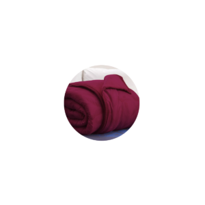 ACOLCHADO CORDERITO LISO QUEEN BORDO CASABLANCA