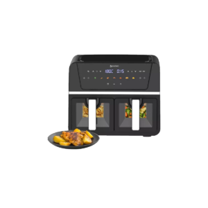 FREIDORA SIN ACEITE 9L DOBLE CON VENTANAS HOG0199NEG SUONO