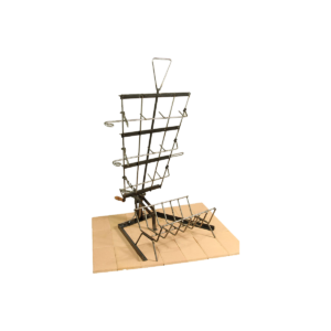 ASADOR DE PIE MEDIANO CON MANIVELA F2 FOGONES DEL LITORAL