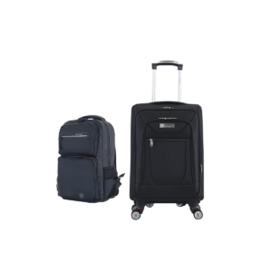 VALIJA CARRY ON CON MOCHILA BLACK OW40009 OWEN