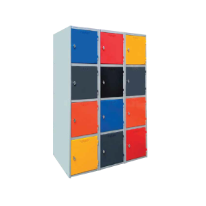 LOCKER METALICO 4 PUERTAS VERTICAL 100724 MENGARELLI