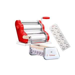 MAQUINA PASTALINDA CLASICA 200 ROJA C/ ACC Y TABLETA PASTALINDA