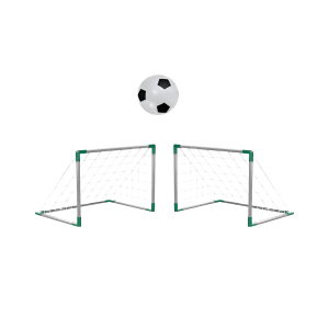 SET FUTBOL 2 ARCOS + PELOTA AIMARETTI