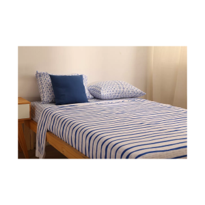 JUEGO SABANA 144 HILOS TWIN LOIS CASABLANCA