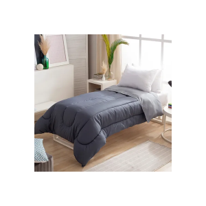 ACOLCHADO BITONO FULL GRIS PERLA CASABLANCA