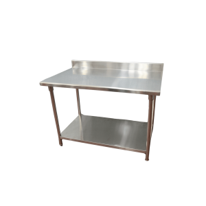 MESADA DE TRABAJO 1.40M ACERO INOXIDABLE MORETTI