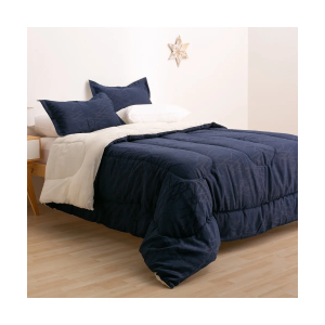 ACOLCHADO JACQUARD TWIN CON 1 FUN + 1 ALM AZUL CASABLANCA