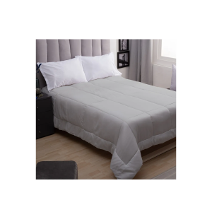 ACOLCHADO ORO LISO TWIN GRIS PLATA CASABLANCA