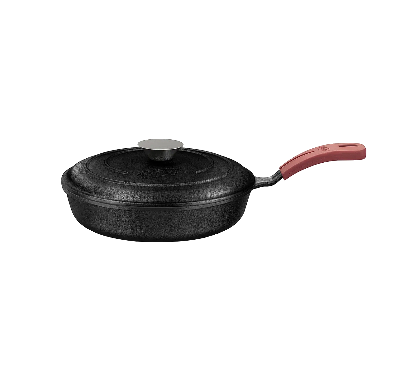 SARTEN ALTO 24CM HIERRO CON TAPA 8417 MTA