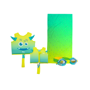 KIT ANTIPARRAS CHALECO TOALLA GREEN MIBI