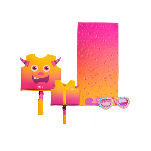 KIT ANTIPARRAS CHALECO TOALLA PINK MIBI