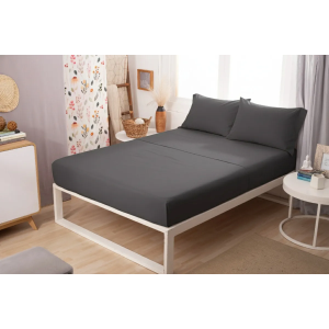 JUEGO SABANA PLATA PLUS QUEEN GRIS TOPO CASABLANCA