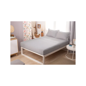 JUEGO SABANA PLATA PLUS QUEEN GRIS PERLA CASABLANCA