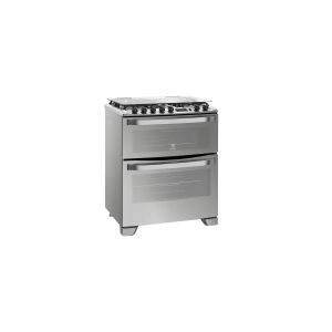COCINA 76CM DOBLE HORNO 5 HORNALLAS 76DXR ELECTROLUX