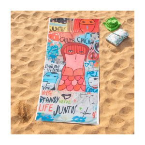 TOALLON PLAYERO SIRENA CASABLANCA