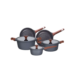 JUEGO DE BATERIA 5 PIEZAS ONIX NEGRO UT-1065 UTILE